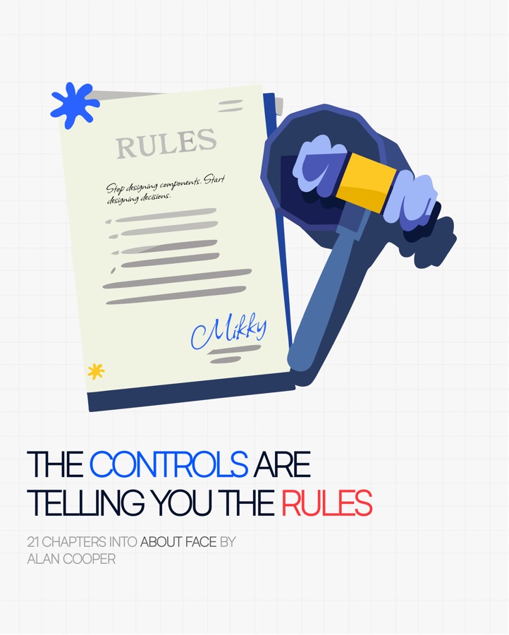 The controls are telling you the rules: cover